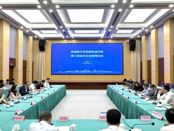 金斧子配资 临港新片区增值电信开放第二批试点企业授牌：新增高济健康、科戈波特两家